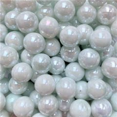 Witte parel 14mm