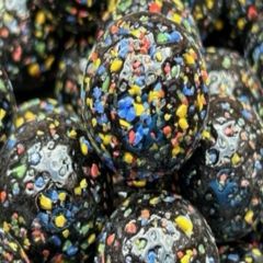 Confetti zwart 25mm