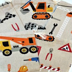 Knikkerzakje - Bouwplaats (14x16cm)