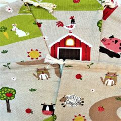 Knikkerzakje - Boerderij (14x16cm)