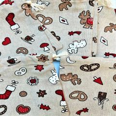 Knikkerzakje - Kerstmis (14x18cm)