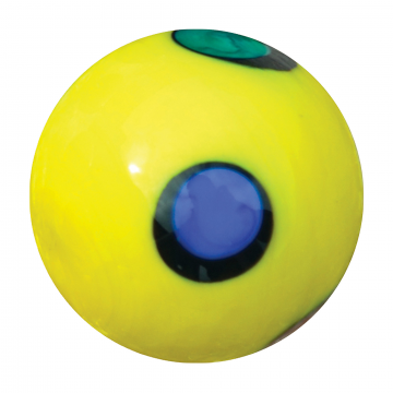 Polka - geel 22mm
