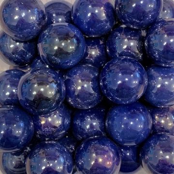Parel - blauw 25mm