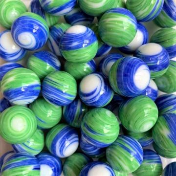 Tornado - blauw-groen 16mm