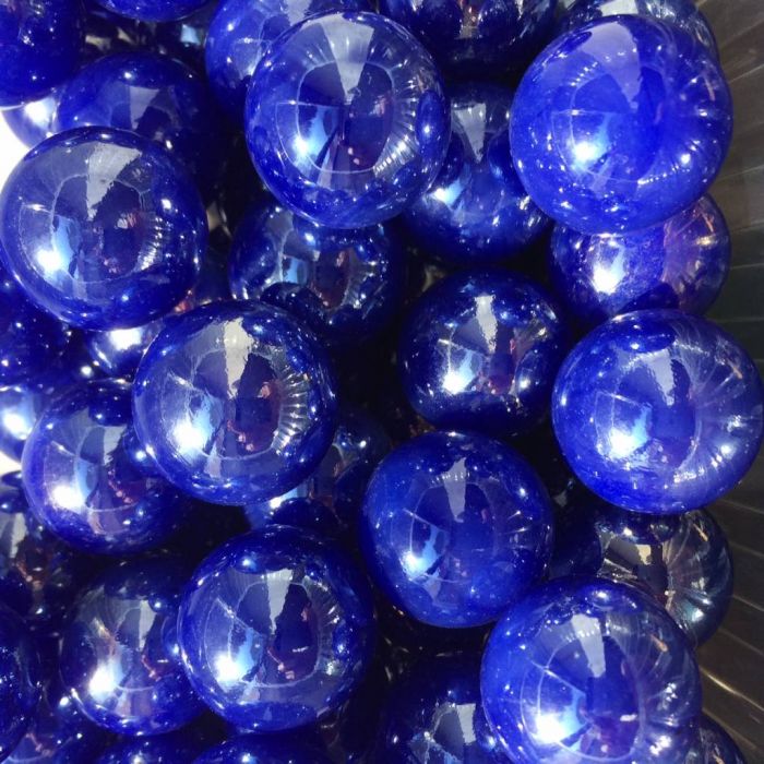 Blauwe parel 22mm
