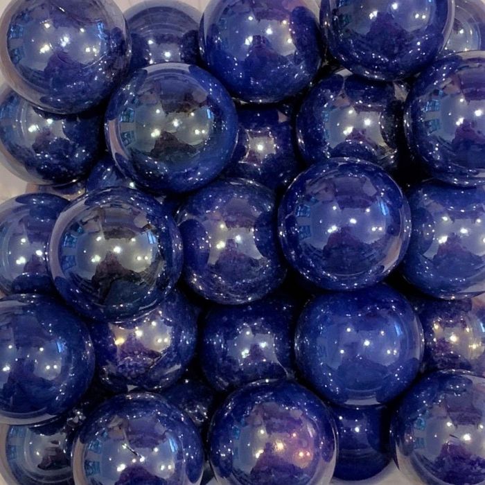 Parel - blauw 25mm