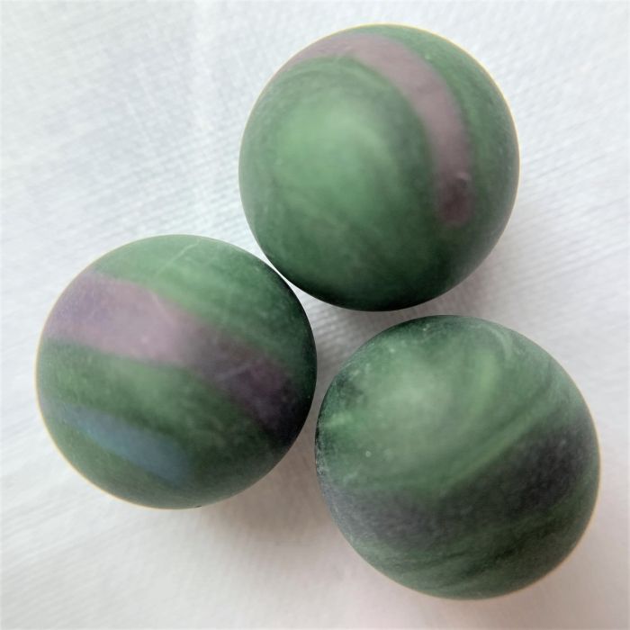 Donkergroen-paars gestreept 16,48mm