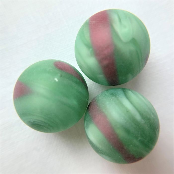 Groen-roze gestreept 16,48mm