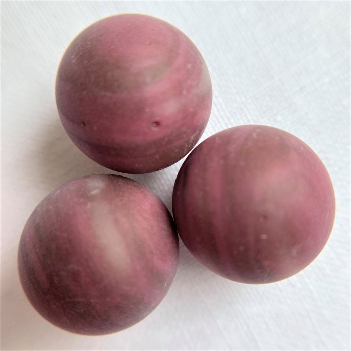 Fuchsia-wit gestreept 16,48mm