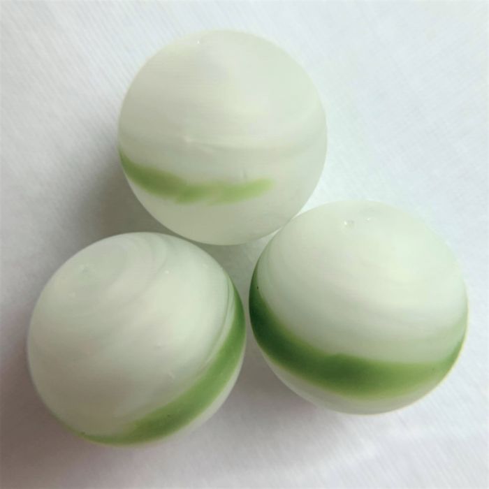 Wit-groen gestreept 16,48mm