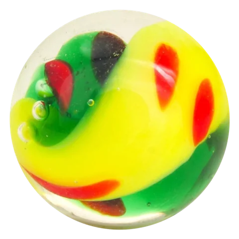 Yin Yang - geel-groen 16mm