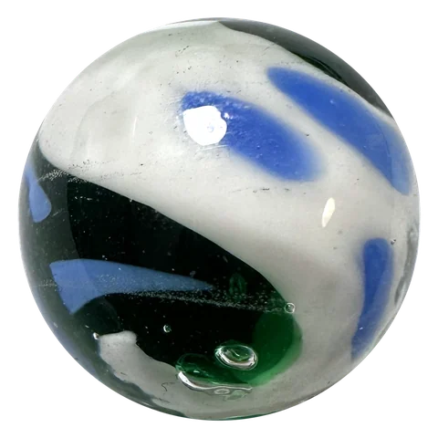 Yin Yang - groen-wit 16mm