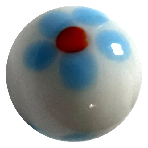 Lente - wit-lichtblauw 16mm
