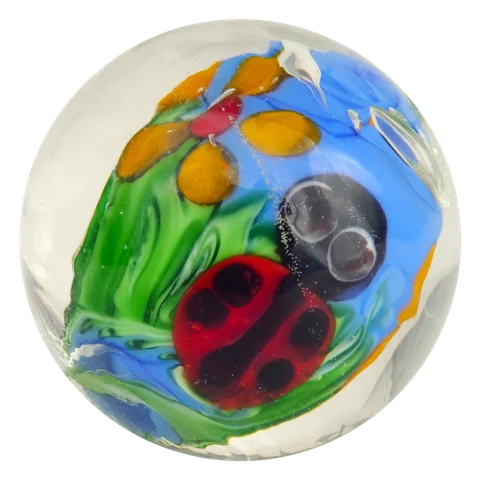 Lieveheersbeestje 22mm (donkerblauw)