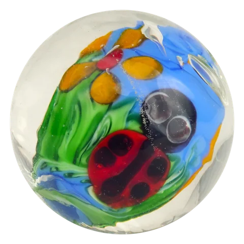 Lieveheersbeestje 16mm (donkerblauw)