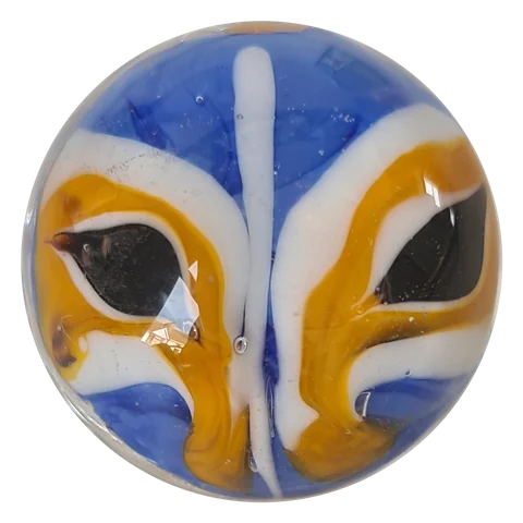 Ta Moko - blauw 16mm